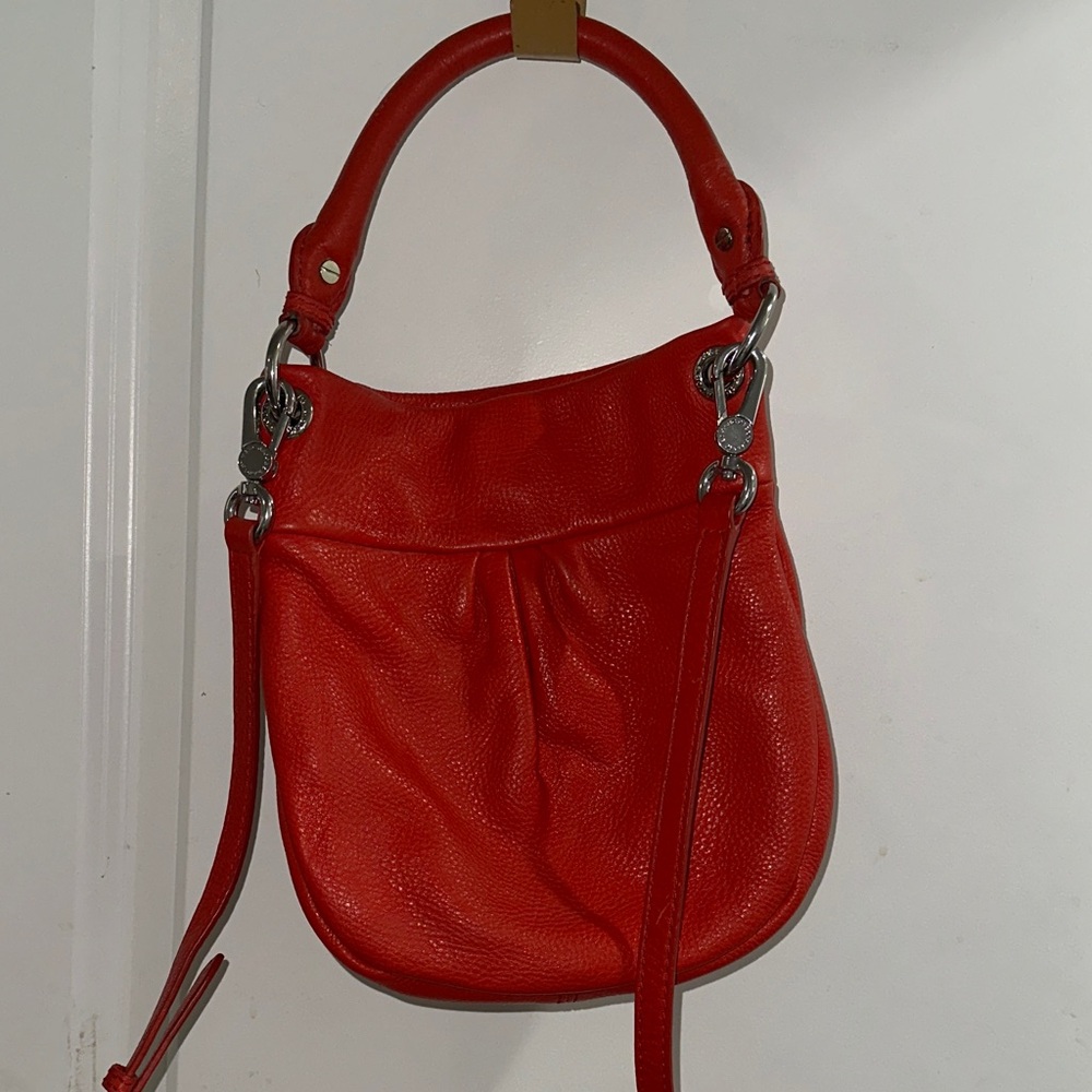 Marc by Marc Jacobs Red Leather Crossbody  Bag - Picture 3 of 11